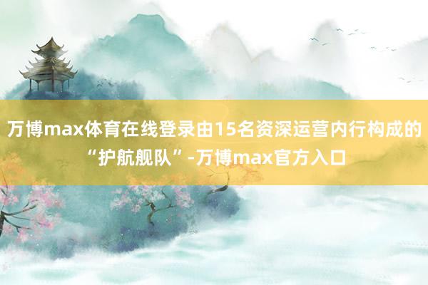 万博max体育在线登录由15名资深运营内行构成的“护航舰队”-万博max官方入口