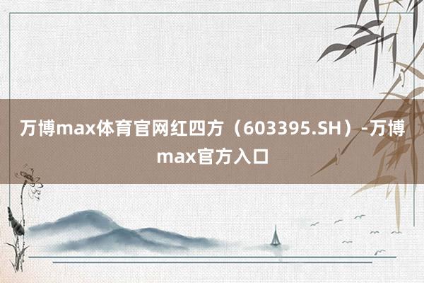 万博max体育官网红四方(603395.SH)-万博max官方入口